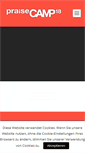 Mobile Screenshot of praisecamp.ch
