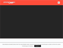 Tablet Screenshot of praisecamp.ch
